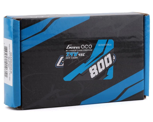Gens 2s 7.4v batería lipo 800mah conector JST
