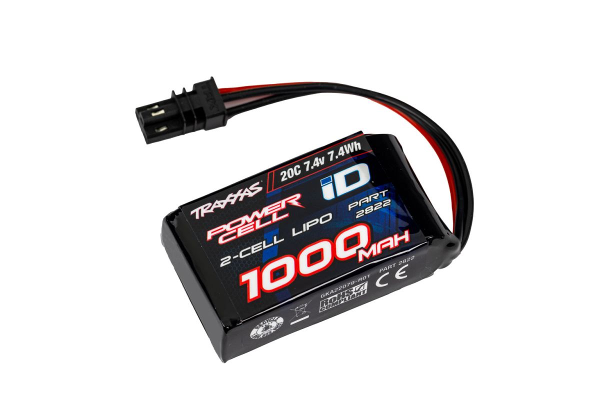 Traxxas 2s 7.4v lipo 1000mah