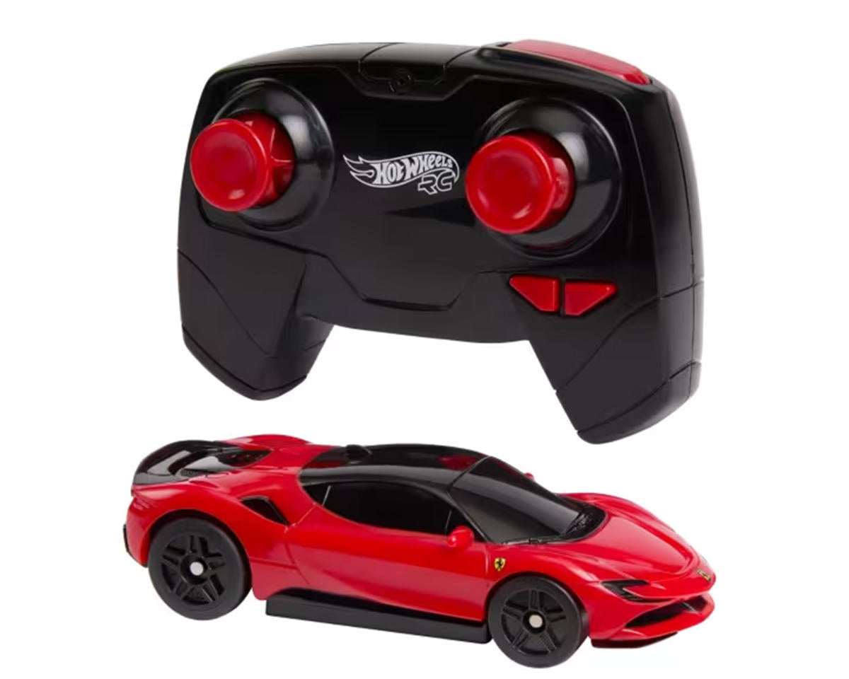 Hot Wheels Ferrari SF90 1/64 control remoto