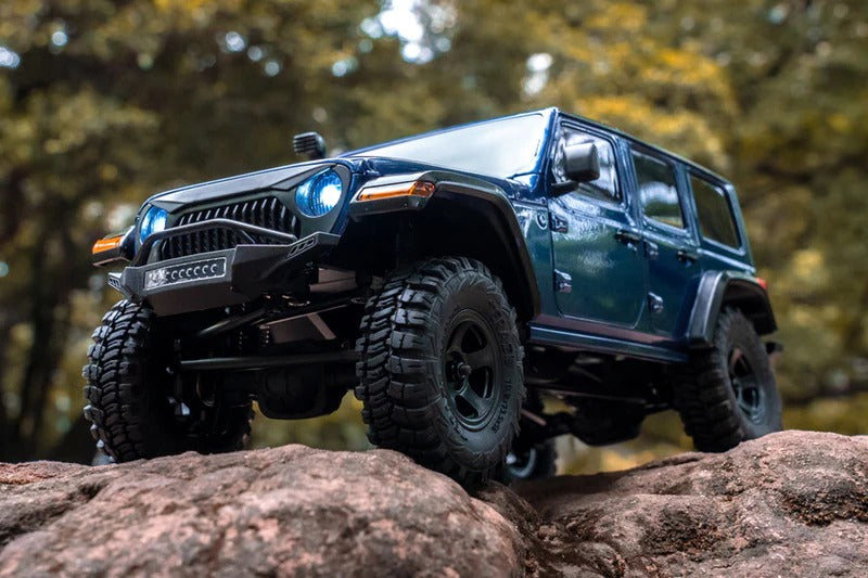 Jeep Wrangler Thunderstorm Azul 1/18