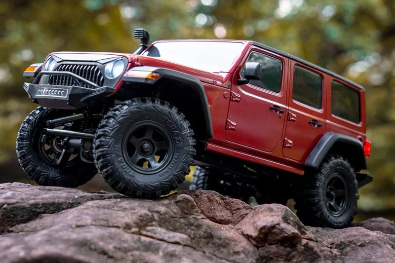 Jeep Wrangler Thunderstorm Rojo 1/18