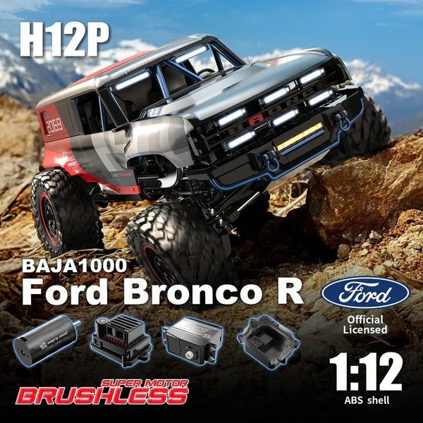 MJX Hyper Go H12P Ford Bronco Baja 1000 1/12