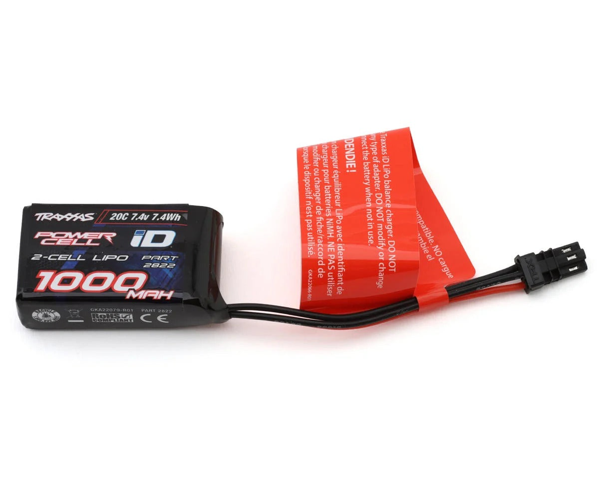 Traxxas 2s 7.4v lipo 1000mah