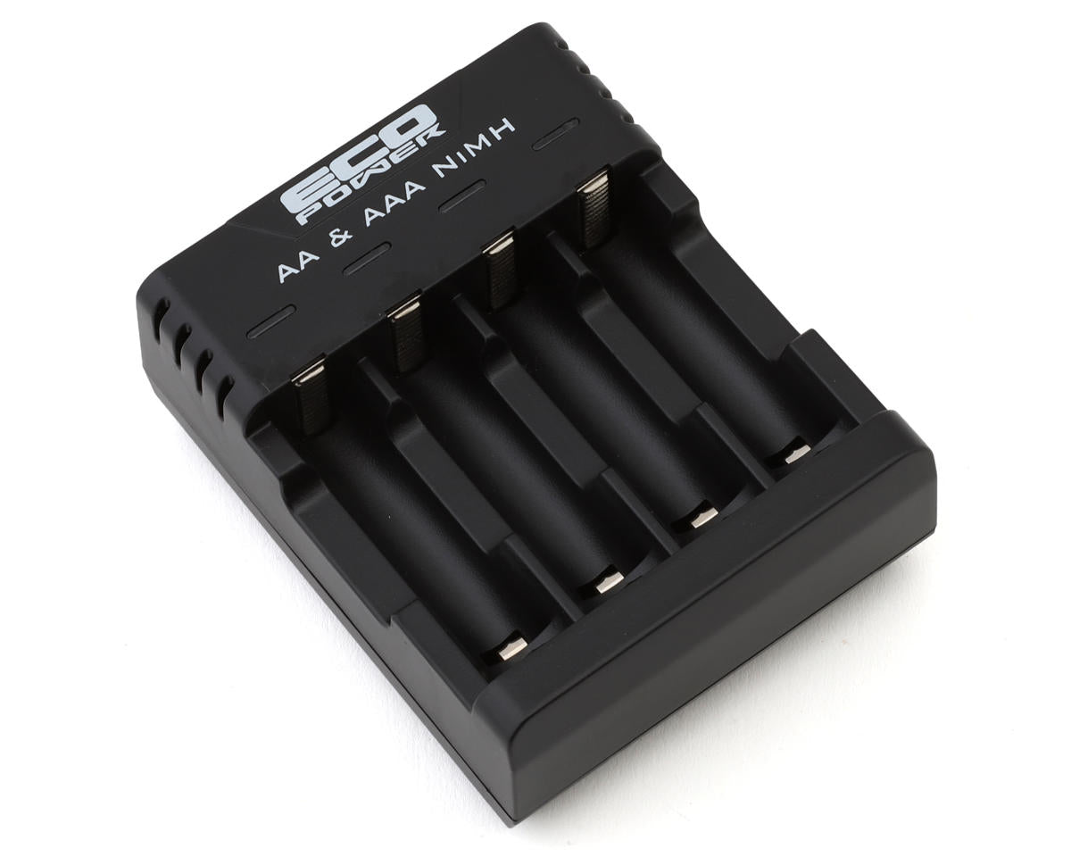 Ecopower cargador USB para baterías NiMH y NiCD (4 ranuras) (AA/AAA)