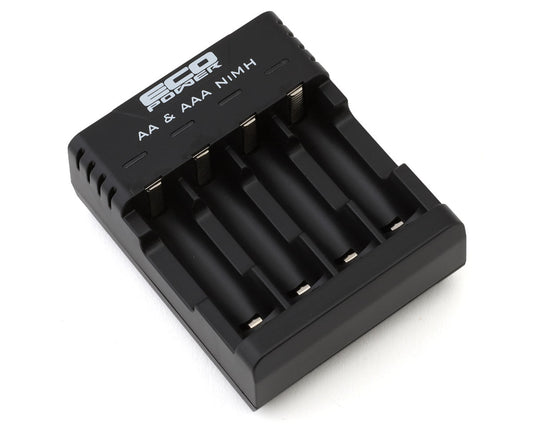 Ecopower cargador USB para baterías NiMH y NiCD (4 ranuras) (AA/AAA)
