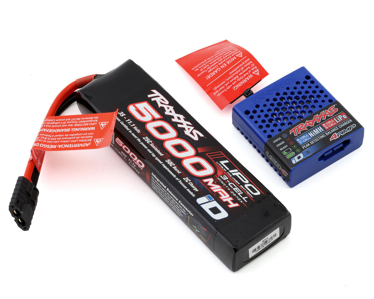 Traxxas 3s 11.1v lipo 5000mah pack bateria y cargador